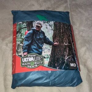 NWT Frogg Toggs Men's Ultralite Rain Suit - Blue